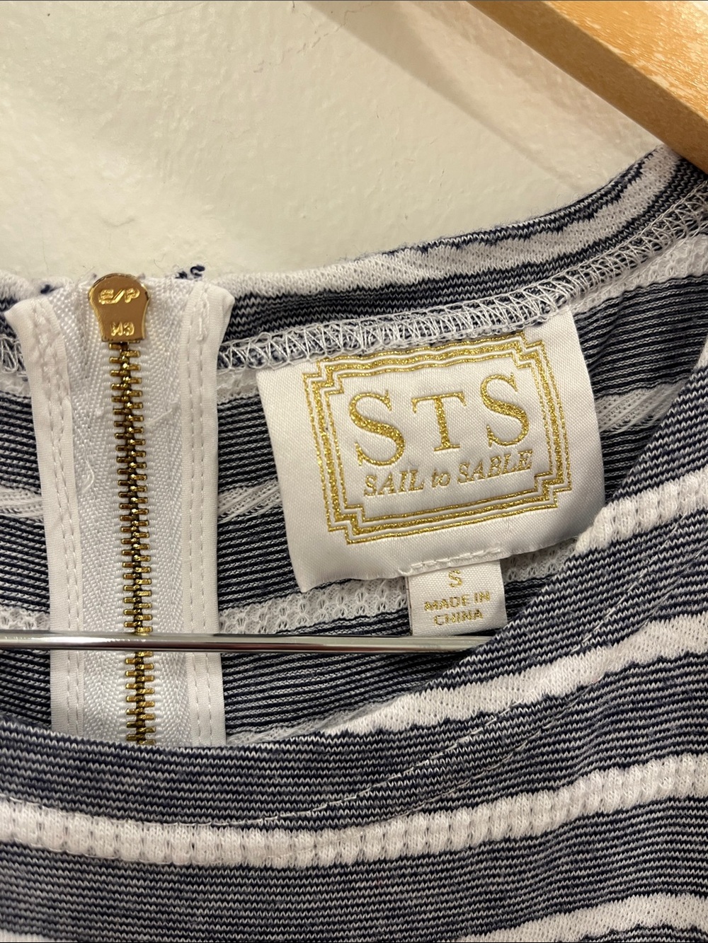 Sail to Sable Blue and White Striped Dress - Picture 3 of 6